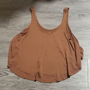 Brown tank top